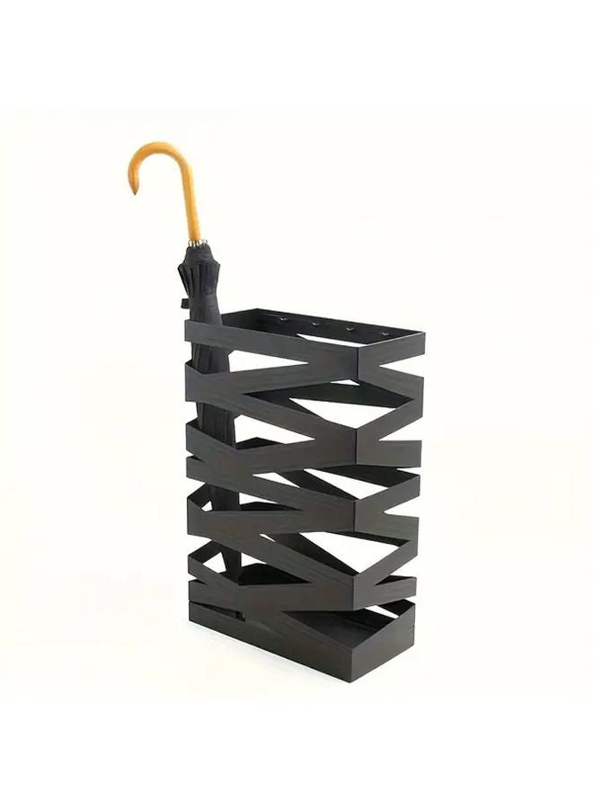 Large Capacity Iron Umbrella Stand Sturdy Metal Holder For Home Hotel Office - Image 1